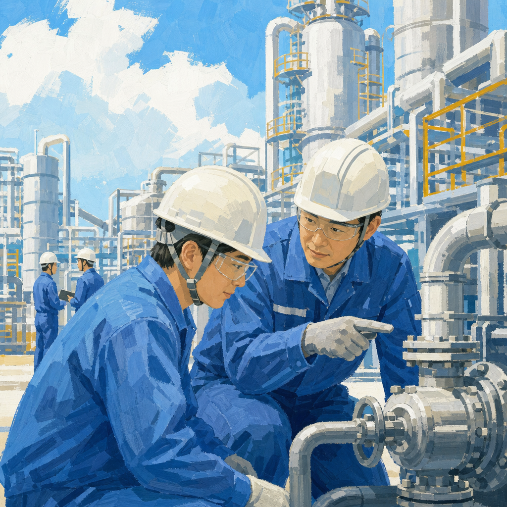 株式会社谷阪工業のOJTで広がるプラント工の技術